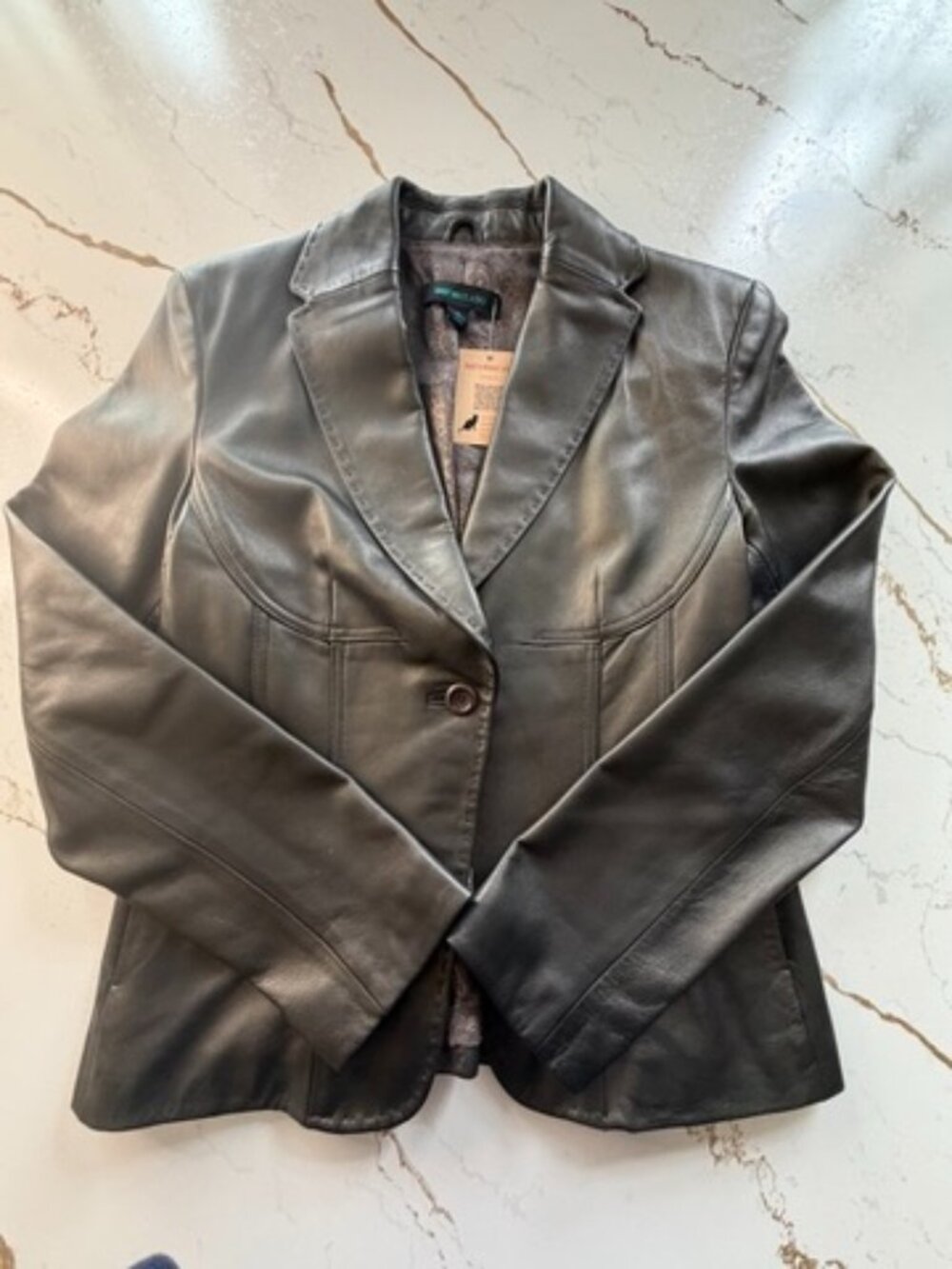 Siena Studi Leather Blazer